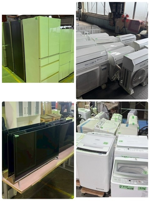 小美玉市、石岡市でエアコン・テレビ・冷蔵庫・洗濯機のリサイクル4家電買取