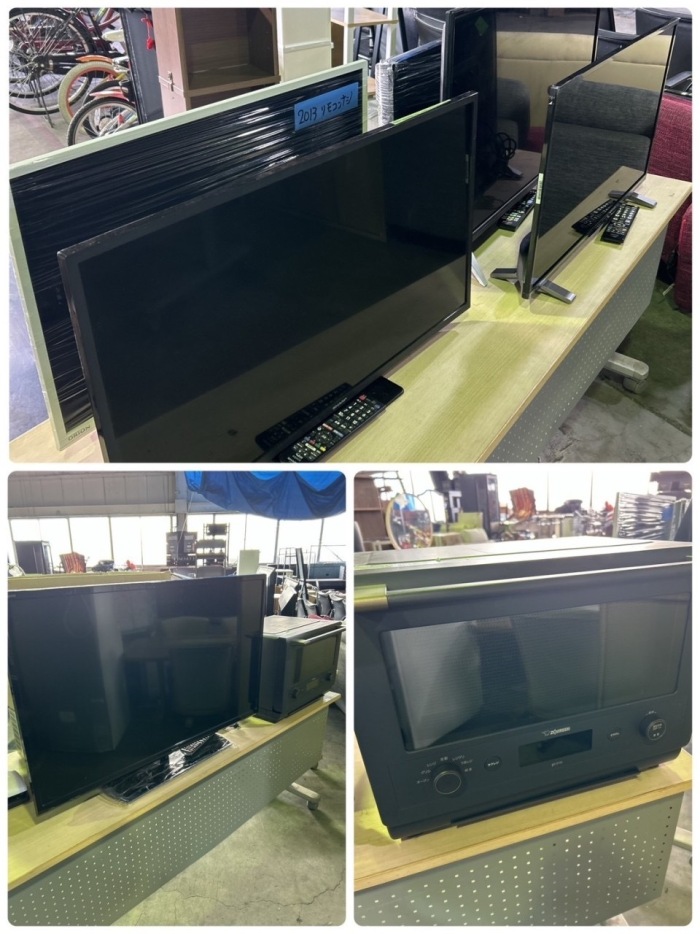 つくば市・土浦市でのテレビ・家電の出張買取と不用品回収の様子